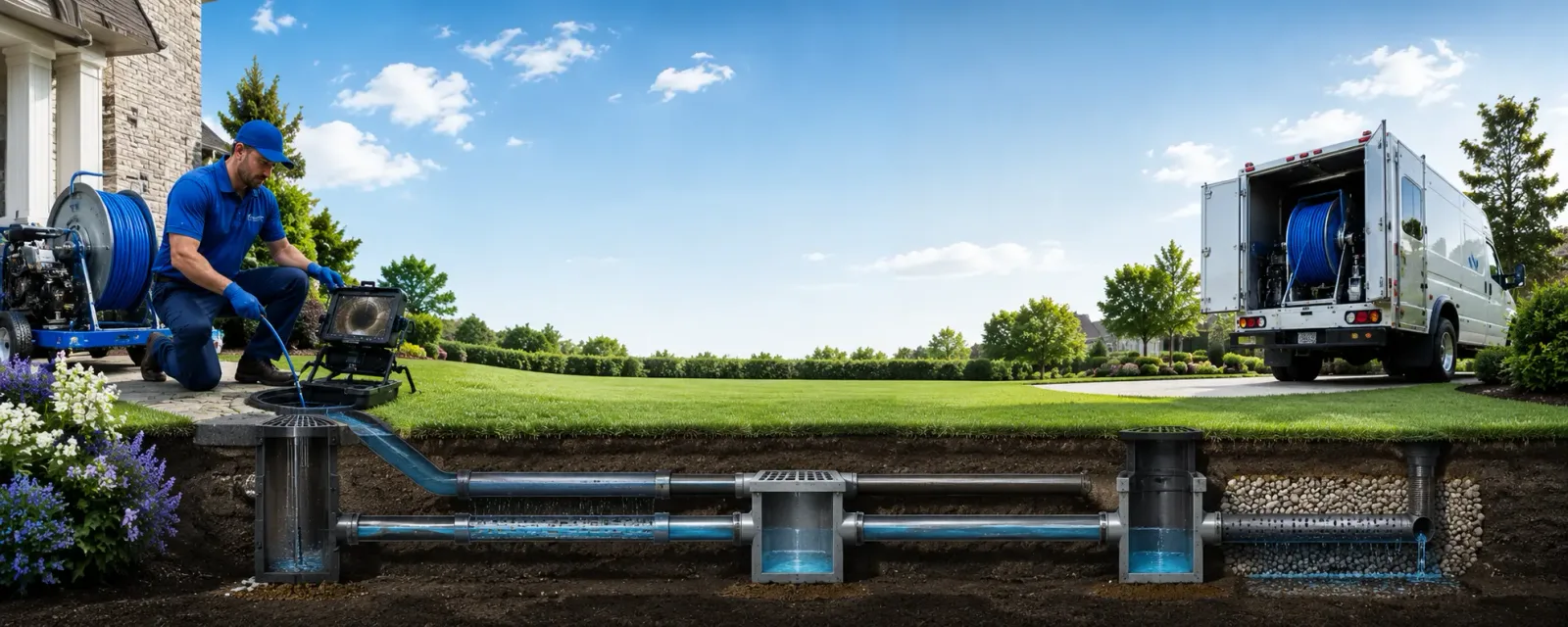 Outdoor drain cleaning information for West Stockbridge, MA